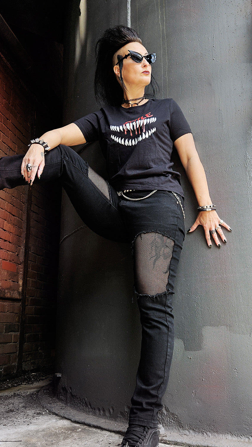 Statement T-Shirt Damen "Smile"