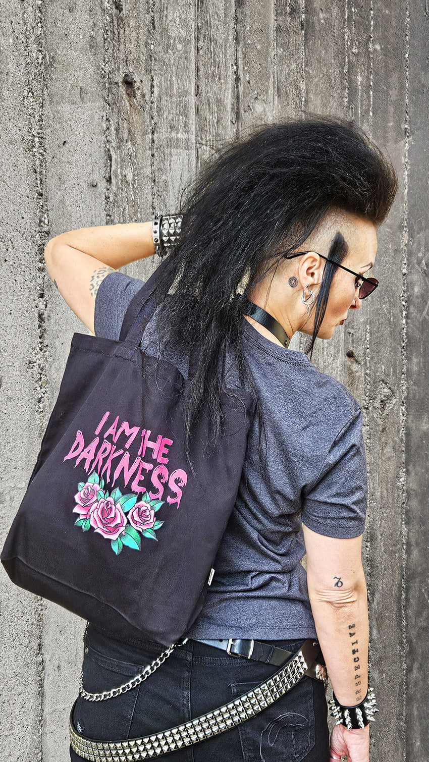 Statement-Stofftasche "Darkness"